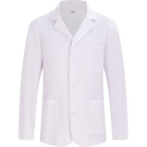 CZ-8164 MISEMIYA Szlafrok Laboratorium Unisex Mundur Sanitarny Szlafrok Lekarze Szlafrok Apteka ref:8164, Biały, XL CZ-8164 MISEMIYA Szlafrok Laboratorium Unisex Mundur Sanitarny Szlafrok Lekarze Szlafrok Apteka ref:8164, Biały, XL