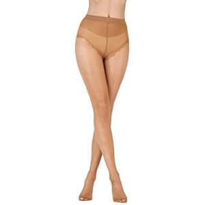 FPNAF83HLGT6L-Highlight Pretty Polly Rajstopy damskie z połyskiem, beżowe (gałka muszkatołowa), rozmiar L, Beżowy (gałka muszkatołowa), L FPNAF83HLGT6L-Highlight Pretty Polly Rajstopy damskie z połyskiem, beżowe (gałka muszkatołowa), rozmiar L, Beżowy (gałka muszkatołowa), L