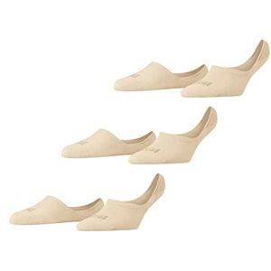 49145 FALKE Kobiety Stopki Invisible Step High Cut Multipack W In Bawełna niewidoczne jednokolorowe 3 Pak, Beżowy Cream 4011, 41-42 49145 FALKE Kobiety Stopki Invisible Step High Cut Multipack W In Bawełna niewidoczne jednokolorowe 3 Pak, Beżowy Cream 4011, 41-42