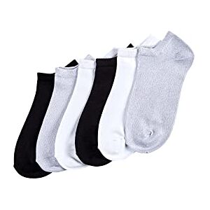 U20032-094-OS HUE Damskie skarpety Supersoft No Show Liner 6 par, Chrome, Jeden rozmiar U20032-094-OS HUE Damskie skarpety Supersoft No Show Liner 6 par, Chrome, Jeden rozmiar