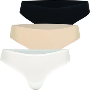 L993 2510 Athena Mikro, zestaw 3 sztuk, bielizna damska, Biały/Skin/Czarny, L L993 2510 Athena Mikro, zestaw 3 sztuk, bielizna damska, Biały/Skin/Czarny, L