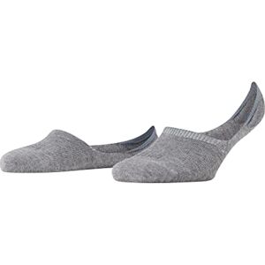 46493 FALKE Kobiety Stopki Invisible Step High Cut W In Bawełna niewidoczne jednokolorowe1 Para, Szary Light Grey Melange 3390, 37-38 46493 FALKE Kobiety Stopki Invisible Step High Cut W In Bawełna niewidoczne jednokolorowe1 Para, Szary Light Grey Melange 3390, 37-38