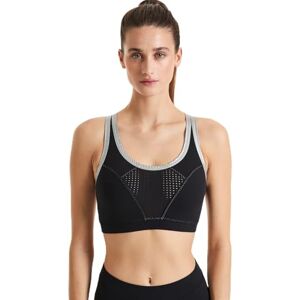 SWB090VMAI971 Sàpopa Damski biustonosz Reggiseno Sportivo Donna Incrocio Criss Cross Sport, czarny, XS SWB090VMAI971 Sàpopa Damski biustonosz Reggiseno Sportivo Donna Incrocio Criss Cross Sport, czarny, XS