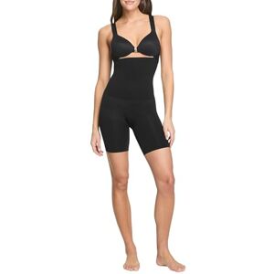 10635R ASSETS by SPANX szorty z wysokim stanem do połowy uda bezszwowa bielizna modelująca bardzo mocna kompresja, oddychająca, kontrola ud i brzucha, Bardzo czarny, 1X 10635R ASSETS by SPANX szorty z wysokim stanem do połowy uda bezszwowa bielizna modelująca bardzo mocna kompresja, oddychająca, kontrola ud i brzucha, Bardzo czarny, 1X