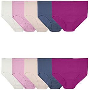 10DBCRP Fruit of the Loom Women's Underwear Breathable Panties (Regular & Plus, Plus Size Brief-Cotton Mesh-10 Pack, 11 10DBCRP Fruit of the Loom Women's Underwear Breathable Panties (Regular & Plus, Plus Size Brief-Cotton Mesh-10 Pack, 11