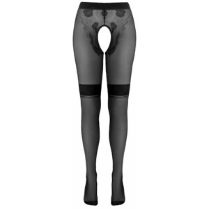 Cottelli Legwear Damskie rajstopy ouvert, kolor skóry jasny/czarny, 5 Cottelli Legwear Damskie rajstopy ouvert, kolor skóry jasny/czarny, 5