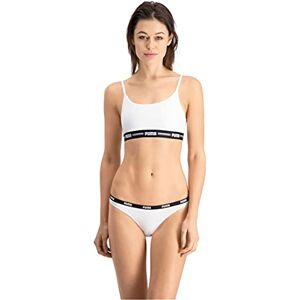 603031001 PUMA Damskie majtki bikini (2 sztuki), biały/biały, XL 603031001 PUMA Damskie majtki bikini (2 sztuki), biały/biały, XL