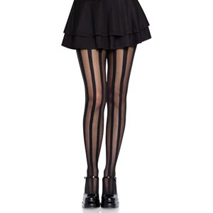 9172BLKOS Leg Avenue damskie rajstopy pionowe, czarne, jeden rozmiar 9172BLKOS Leg Avenue damskie rajstopy pionowe, czarne, jeden rozmiar