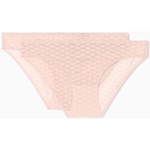 EW000403 EMPORIO ARMANI Damskie majtki Allover Eagle MESH 2-pak, różowe, M, różowy, M EW000403 EMPORIO ARMANI Damskie majtki Allover Eagle MESH 2-pak, różowe, M, różowy, M