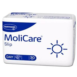 Molicare Slip Day: majtki dla kobiet i mężczyzn w przypadku ciężkiego nietrzymania moczu i kału, rozm. L (100-150), 30 sztuk Molicare Slip Day: majtki dla kobiet i mężczyzn w przypadku ciężkiego nietrzymania moczu i kału, rozm. L (100-150), 30 sztuk