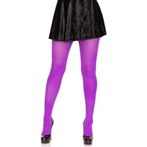 Leg Avenue 7666Q07053 Nylon Plus Size Spandex Rajstopy Fioletowe, 1X Leg Avenue 7666Q07053 Nylon Plus Size Spandex Rajstopy Fioletowe, 1X