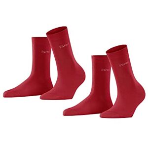 18531 ESPRIT Kobiety Skarpety Uni Multipack W So Bawełna jednokolorowe 2 Pak, Różowy Red Pepper 8074, 35-38 18531 ESPRIT Kobiety Skarpety Uni Multipack W So Bawełna jednokolorowe 2 Pak, Różowy Red Pepper 8074, 35-38