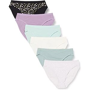WAE90088FL18-Spring-X-Small Amazon Essentials Women's Bawełniane majtki z wysokim stanem (dostępne w wersji Plus Size), Pack of 6, Drobne kwiatki/Kropki/Wielokolorowy, 38 WAE90088FL18-Spring-X-Small Amazon Essentials Women's Bawełniane majtki z wysokim stanem (dostępne w wersji Plus Size), Pack of 6, Drobne kwiatki/Kropki/Wielokolorowy, 38