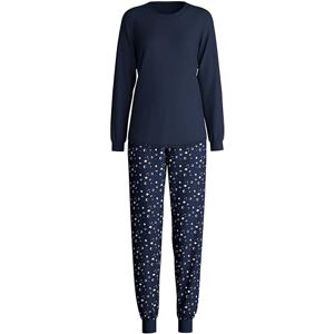 45151 CALIDA Damska piżama ze ściągaczami, Peacoat Blue, 36-38 45151 CALIDA Damska piżama ze ściągaczami, Peacoat Blue, 36-38