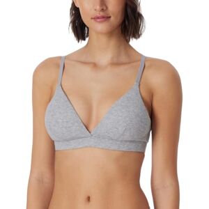 179915 Schiesser Damski miękki biustonosz Organic Cotton Pure Rib, szary-mel._, 85A 179915 Schiesser Damski miękki biustonosz Organic Cotton Pure Rib, szary-mel._, 85A