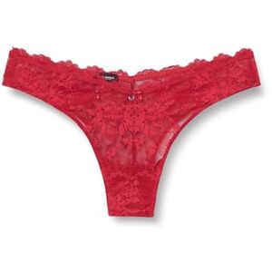EW000398 EMPORIO ARMANI Damskie Eternal LACE V-Brazilian Half Slip, CZERWONE, S, Czerwony, S EW000398 EMPORIO ARMANI Damskie Eternal LACE V-Brazilian Half Slip, CZERWONE, S, Czerwony, S