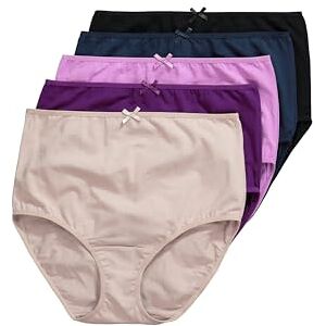 838725_900_42+ Ulla Popken Damskie duże rozmiary, duże rozmiary, plus size, 5 par majtek maxi, solidne, wielokolorowy, 42-44 838725_900_42+ Ulla Popken Damskie duże rozmiary, duże rozmiary, plus size, 5 par majtek maxi, solidne, wielokolorowy, 42-44