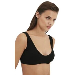 THMAW22SU0025 Trendyol Damska bielizna braletka biustonosz z okrągłym dekoltem, Czarny, XS THMAW22SU0025 Trendyol Damska bielizna braletka biustonosz z okrągłym dekoltem, Czarny, XS