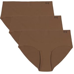 UUSHJ155-230 Under Armour Womens 3-Pack Pure Stretch No Show Hipster Underwear, All-Day Comfort & Ultra-Soft Fit, Kona Brown UUSHJ155-230 Under Armour Womens 3-Pack Pure Stretch No Show Hipster Underwear, All-Day Comfort & Ultra-Soft Fit, Kona Brown