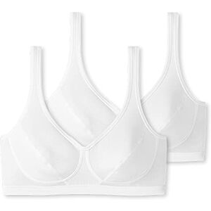 174927 Schiesser Damen 2 PACK Bustier mit Cups Bio Baumwolle 95/5 Organic 174927 Schiesser Damen 2 PACK Bustier mit Cups Bio Baumwolle 95/5 Organic