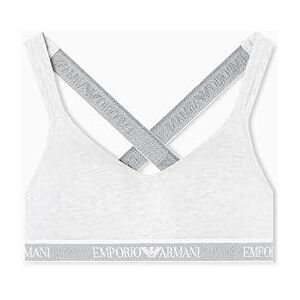 EW000447 EMPORIO ARMANI Damski kultowy biustonosz Logoband, usztywniany, szary, L, szary, L EW000447 EMPORIO ARMANI Damski kultowy biustonosz Logoband, usztywniany, szary, L, szary, L