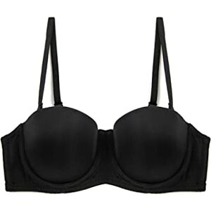 3WLK10023MK Koton Damski Comfort Balconette Bra, czarny (999), 85C 3WLK10023MK Koton Damski Comfort Balconette Bra, czarny (999), 85C