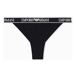 EW001904 EMPORIO ARMANI Damskie Logoband T-Brazilian Half Slipy, czarne, XL, Czarny, XL EW001904 EMPORIO ARMANI Damskie Logoband T-Brazilian Half Slipy, czarne, XL, Czarny, XL
