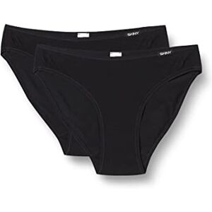 082653-7665 Skiny Damskie majtki Cotton Advantage Brazilian (2 sztuki), Schwarz, 38 082653-7665 Skiny Damskie majtki Cotton Advantage Brazilian (2 sztuki), Schwarz, 38