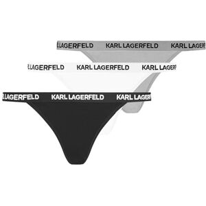 B1W47032 Karl Lagerfeld B.V Karl Lagerfeld damskie majtki z logo brazylijskie (3 sztuki), wielokolorowa, L B1W47032 Karl Lagerfeld B.V Karl Lagerfeld damskie majtki z logo brazylijskie (3 sztuki), wielokolorowa, L