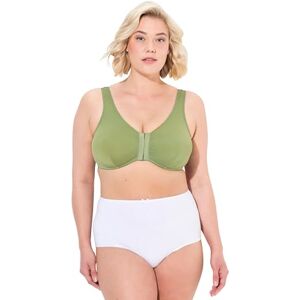 689668 Ulla Popken Biustonosz damski Bustier Sternchen bez fiszbin, Zielony mech, 125D 689668 Ulla Popken Biustonosz damski Bustier Sternchen bez fiszbin, Zielony mech, 125D