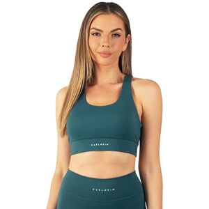 W-SPORTBRA-75-25 Carlheim Women's Serenita Active Collection Sports Bra X-Back, Teal Green, Small, morski zielony, S W-SPORTBRA-75-25 Carlheim Women's Serenita Active Collection Sports Bra X-Back, Teal Green, Small, morski zielony, S
