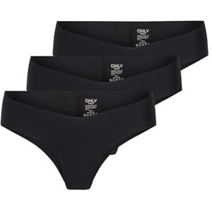 15353493-4840550 Only Onltracy V Cut Cheeky Brief 3-Pack Acc, Black, S (3 sztuki), czarny, S 15353493-4840550 Only Onltracy V Cut Cheeky Brief 3-Pack Acc, Black, S (3 sztuki), czarny, S