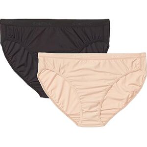 E15473 ExOfficio Damskie majtki Give-N-Go 2.0 Bikini Cut 2-pak Oddychająca, trwała, łatwa w pielęgnacji bielizna podróżna, Czarny/Buff, M E15473 ExOfficio Damskie majtki Give-N-Go 2.0 Bikini Cut 2-pak Oddychająca, trwała, łatwa w pielęgnacji bielizna podróżna, Czarny/Buff, M