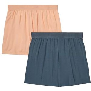 HLA201 Hanes Damskie spodnie od piżamy (2 sztuki), Stargazer szary/łagodny brzoskwiniowy, XXL HLA201 Hanes Damskie spodnie od piżamy (2 sztuki), Stargazer szary/łagodny brzoskwiniowy, XXL
