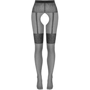 25103911631 Cottelli Legwear Rajstopy bez konia Czarny, Czarny, L 25103911631 Cottelli Legwear Rajstopy bez konia Czarny, Czarny, L