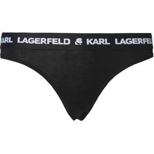 A1W47008 Karl Lagerfeld B.V Karl Lagerfeld damskie majtki z logo, czarny, L A1W47008 Karl Lagerfeld B.V Karl Lagerfeld damskie majtki z logo, czarny, L