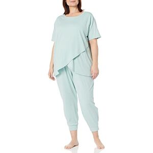 AEW30263FW22_Dusty Blue Amazon Essentials Damska piżama bawełniana, Dusty Blue, S AEW30263FW22_Dusty Blue Amazon Essentials Damska piżama bawełniana, Dusty Blue, S
