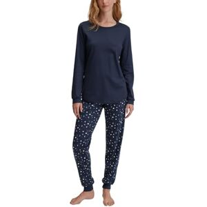 45151 CALIDA Damska piżama ze ściągaczami, Peacoat Blue, 40-42 45151 CALIDA Damska piżama ze ściągaczami, Peacoat Blue, 40-42