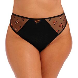EL4357 Elomi Damskie majtki Sachi stringi, czarny motyl, XXXL, Czarny motyl EL4357 Elomi Damskie majtki Sachi stringi, czarny motyl, XXXL, Czarny motyl