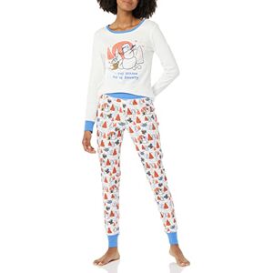 AE-W-FW20-SPW-101-OKY7-S Amazon Essentials Disney Marvel Gwiezdne Wojny damskie bawełniane zestawy piżam nocnych, Star Wars Mando Winter damski dopasowany krój, S AE-W-FW20-SPW-101-OKY7-S Amazon Essentials Disney Marvel Gwiezdne Wojny damskie bawełniane zestawy piżam nocnych, Star Wars Mando Winter damski dopasowany krój, S
