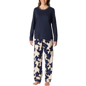 181237 Schiesser Damska piżama zestaw długi bawełna modal Nightwear, grantowy, 40 181237 Schiesser Damska piżama zestaw długi bawełna modal Nightwear, grantowy, 40