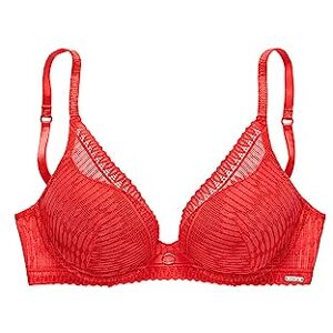 90825729 s.Oliver Biustonosz push-up, Hibiskus, czerwony, 70B 90825729 s.Oliver Biustonosz push-up, Hibiskus, czerwony, 70B