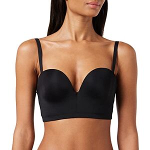 W0BHM Wonderbra Biustonosz bez pleców damski biustonosz bez pleców, czarny, 90C W0BHM Wonderbra Biustonosz bez pleców damski biustonosz bez pleców, czarny, 90C