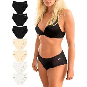 BE-BBRIEF-7-A-XXL Bea 7 szt. Bambusowe majtki ze średnim stanem wielokolorowe, wielobarwny, XXL BE-BBRIEF-7-A-XXL Bea 7 szt. Bambusowe majtki ze średnim stanem wielokolorowe, wielobarwny, XXL
