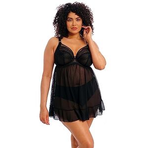 EL4551-001 Elomi Duży rozmiar Babydoll z wbudowanym biustonoszem Priya 90L, czarny, 90L EL4551-001 Elomi Duży rozmiar Babydoll z wbudowanym biustonoszem Priya 90L, czarny, 90L