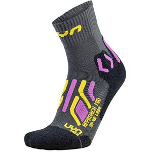 S100199 UYN Damskie damskie skarpety trekkingowe Approach MID Socks rajstopy, szare/żółte, 41/42 S100199 UYN Damskie damskie skarpety trekkingowe Approach MID Socks rajstopy, szare/żółte, 41/42