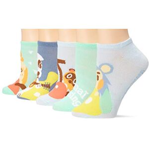 6P0020-449HP-9-11 Nintendo Women's Animal Crossing 5 Pack No Show Socks 6P0020-449HP-9-11 Nintendo Women's Animal Crossing 5 Pack No Show Socks