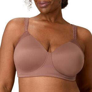 US4750 PLAYTEX Damskie biustonosze bez fiszbin w rozmiarze plus, pełne pokrycie, odprowadzające wilgoć, 4750, brązowy kasztan, 38C US4750 PLAYTEX Damskie biustonosze bez fiszbin w rozmiarze plus, pełne pokrycie, odprowadzające wilgoć, 4750, brązowy kasztan, 38C