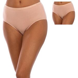 0AZK2 Playtex Midi bawełna organiczna ultra wygodne majtki plażowe, 52 (zestaw 2) damskie, beżowy 0AZK2 Playtex Midi bawełna organiczna ultra wygodne majtki plażowe, 52 (zestaw 2) damskie, beżowy