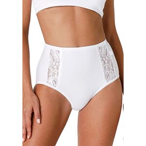 9100330.0030000005 Lovable Lovely Charm Slip Mini in Cotone Elasticizzato Con Pizzo, biały, 100D 9100330.0030000005 Lovable Lovely Charm Slip Mini in Cotone Elasticizzato Con Pizzo, biały, 100D